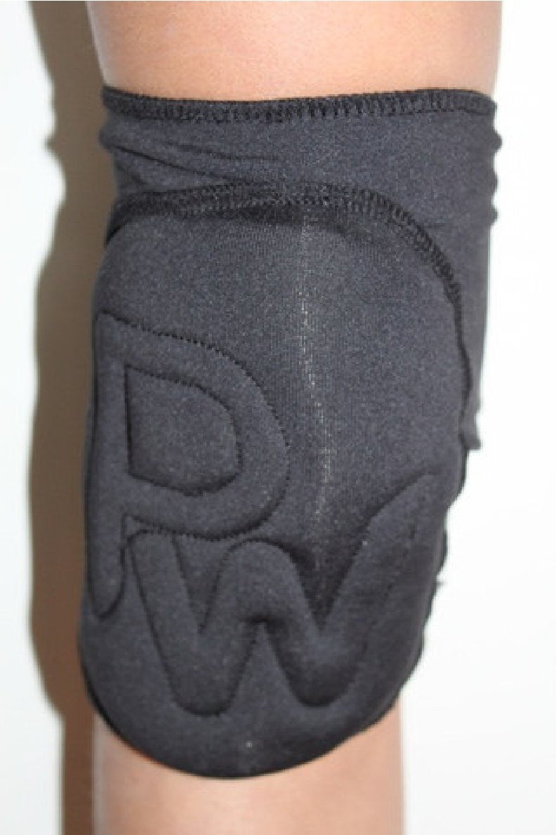 Black Skin tone knee pads for dance GMD Activewear 