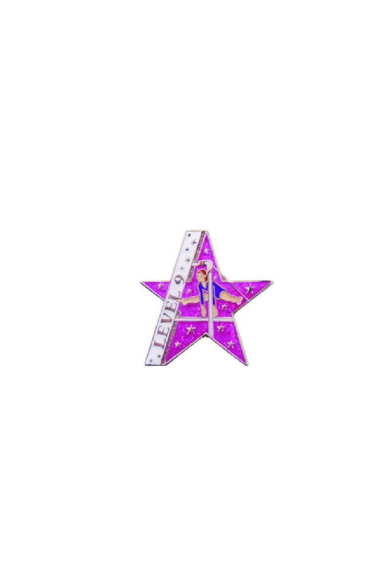 Pink Star Level Pin (choose level)