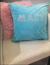 Personalised plush cushion covers