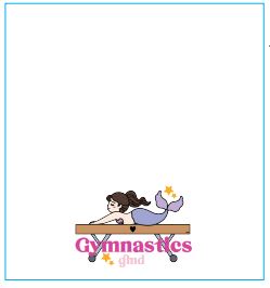 Mermaid Gymnast Stikki Note Pad