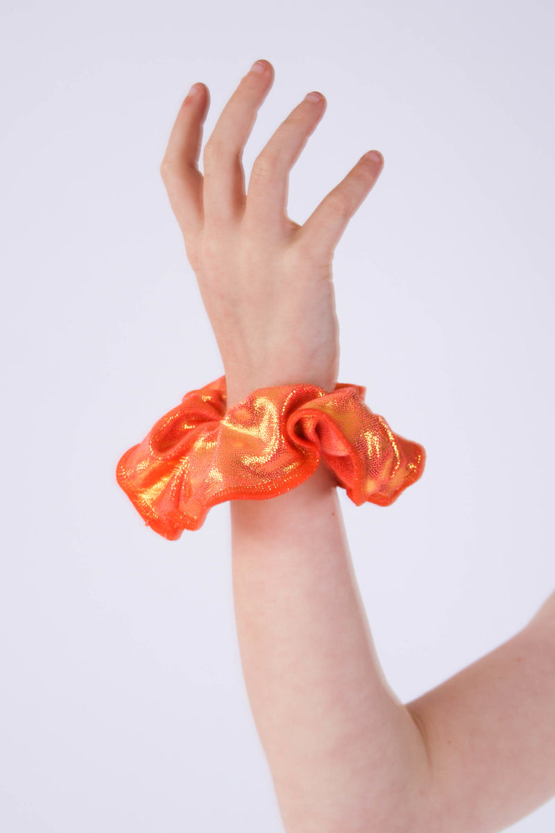 Orange Gold Mystique Scrunchie