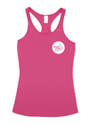 SS4H pink T back singlet