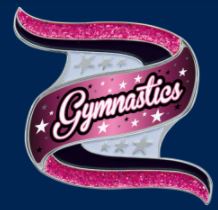 Pink Swirl Gymnastics Pin