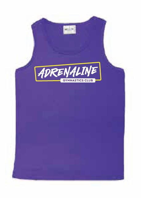 Adrenaline Gymnastics Purple Singlet