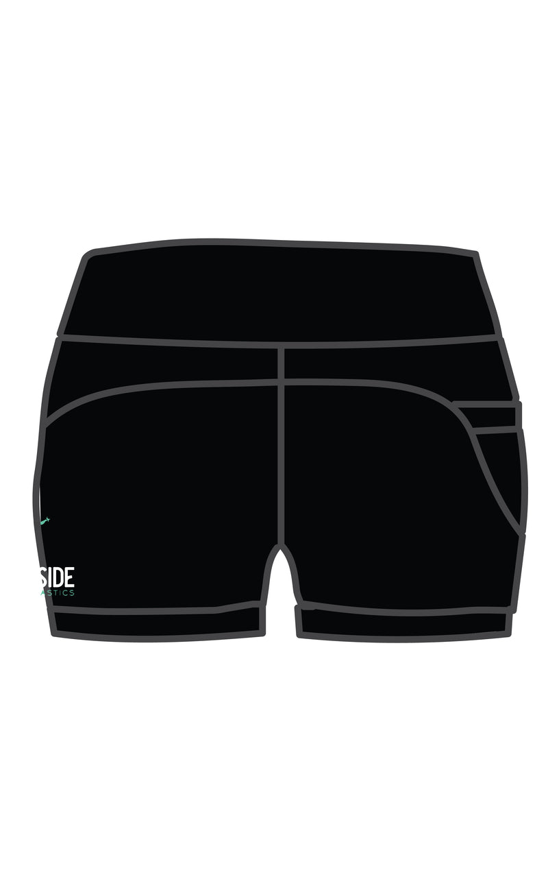 Riverside Luxe Black Elite Shorts