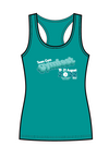 z2022 Gymfest -Teal Fitted Singlet