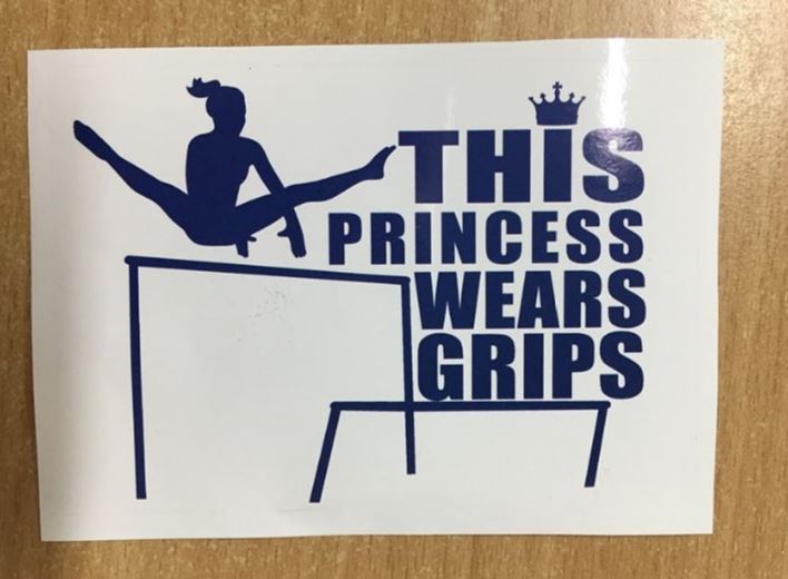 Sticker - This Princess wears grips