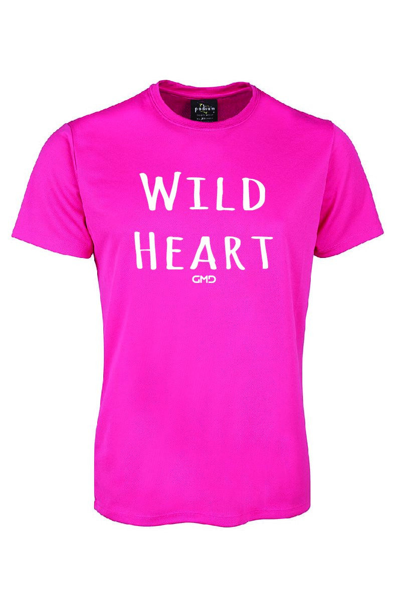 Wild heart Childrens Activewear Tee Shirt By GMD Activewear