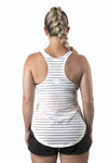 Mali & Sachi Cylinder White Singlet Activewear