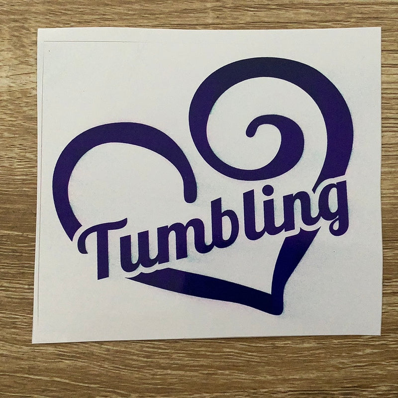 Love tumbling sticker
