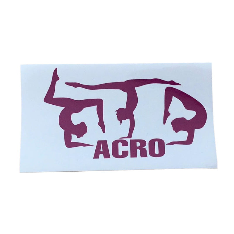 Acro sticker