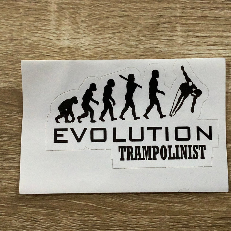 Sticker -  Evolution of a Trampolinist