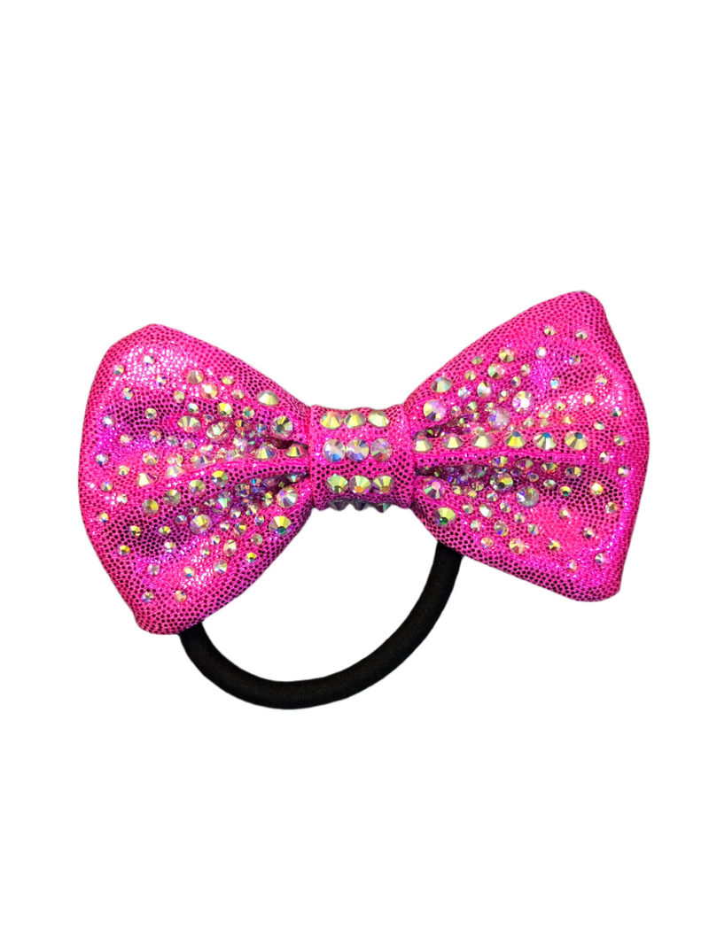 Berry Fuchsia Mystique Crystal Hair Bow