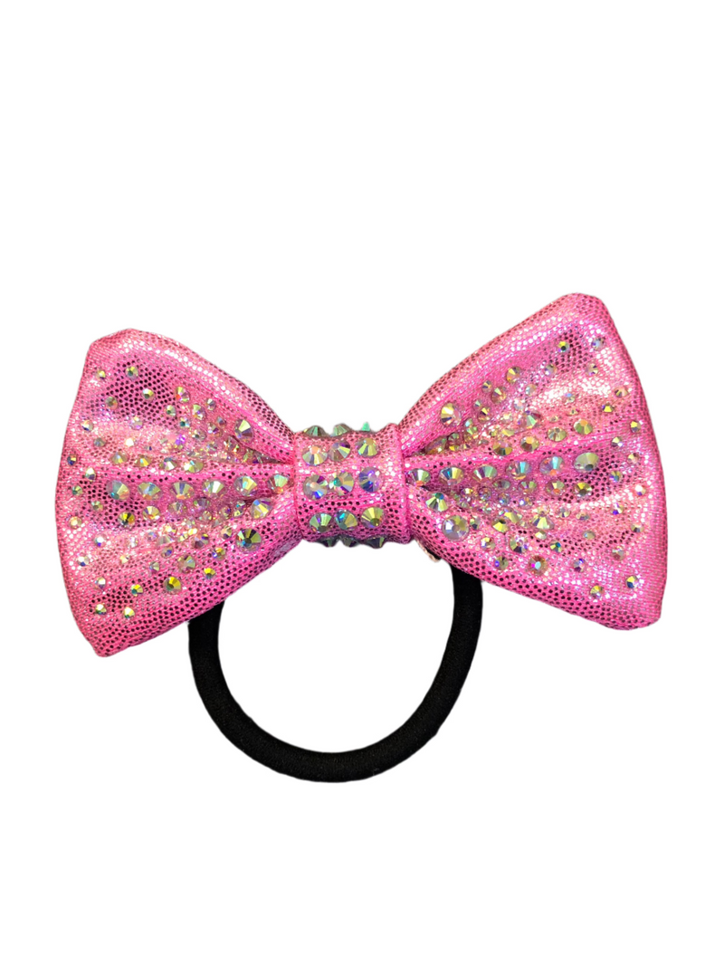 Bubblegum Pink Mystique Crystal Hair Bow